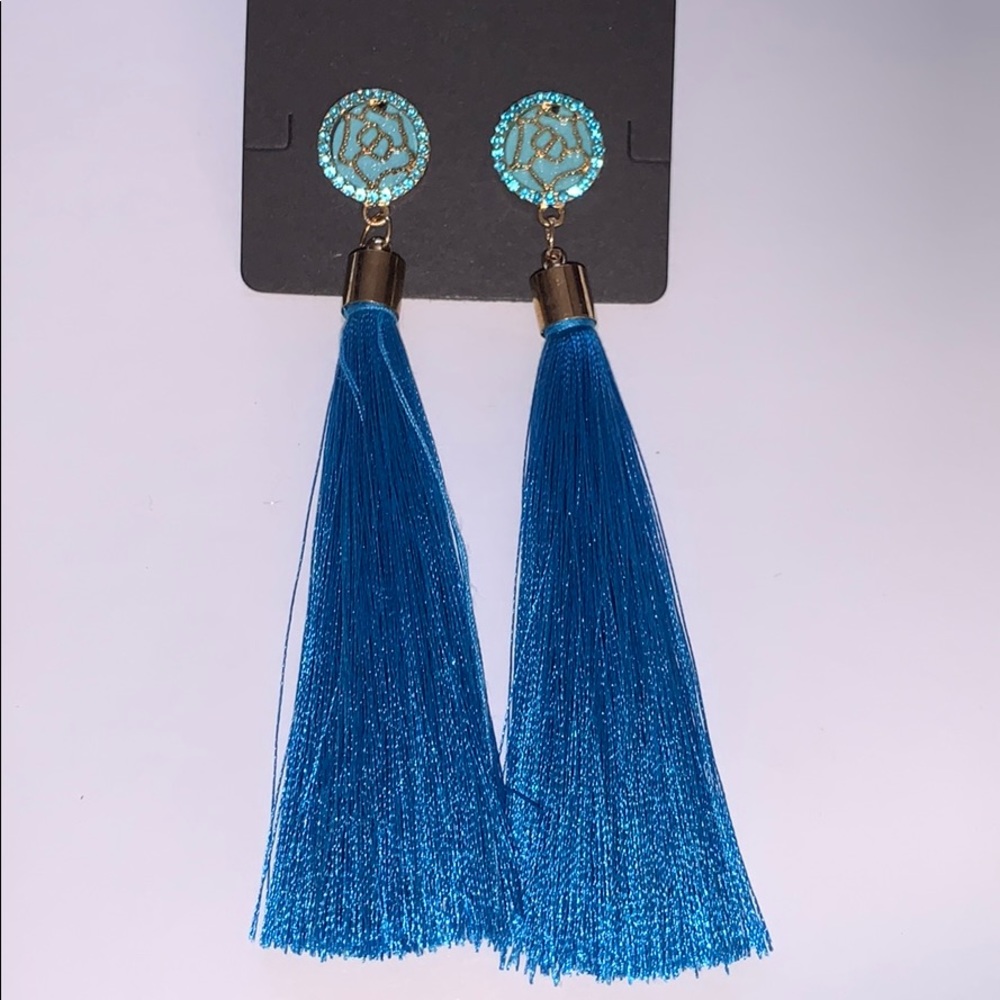 Blue earrings